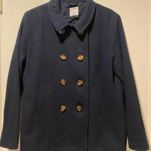 Navy Blue Pea Coat Old Navy